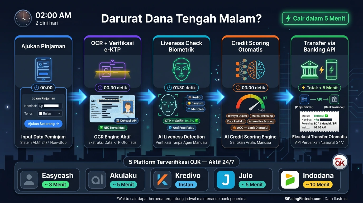 Proses pinjaman online 24 jam langsung cair dalam 5 menit menggunakan sistem verifikasi otomatis.